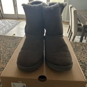 Ugg Bailey boot bow gray
